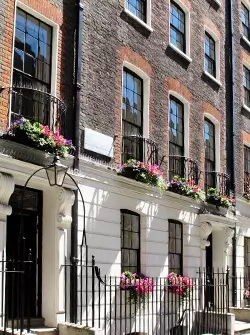 row of georgian terrace houses
